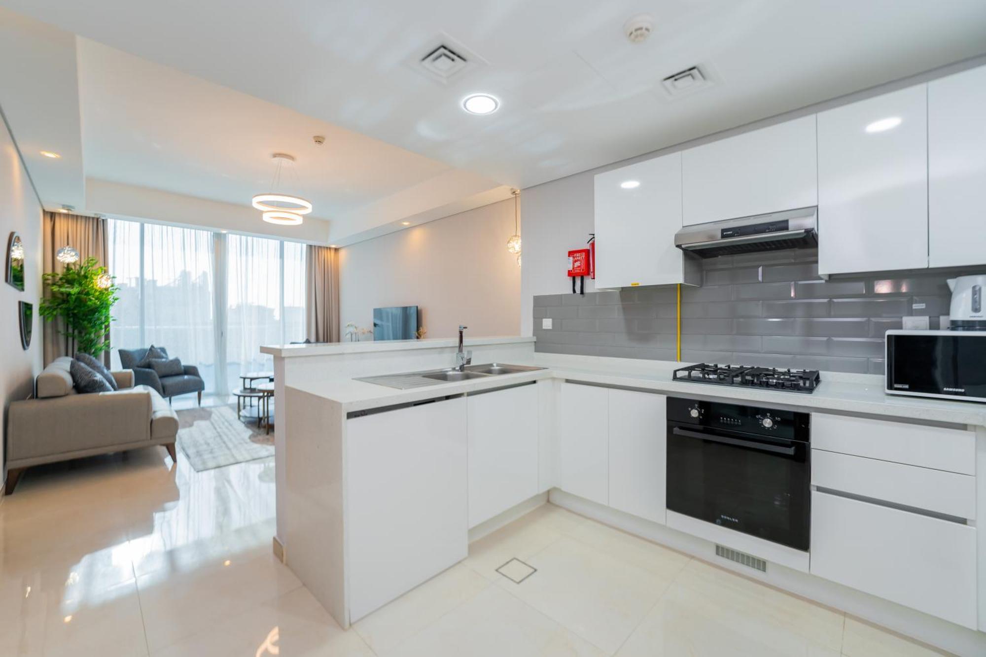 Kasco Homes Waves Tower Business Bay Dubai Buitenkant foto